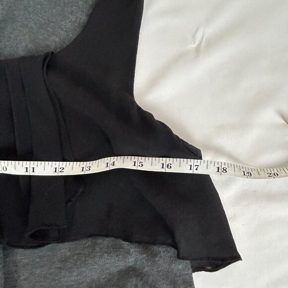 Theory Tank Top Women‎ L Blouse Black Cotton Silk Chiffon Sleeveless Saundera - Picture 7 of 12